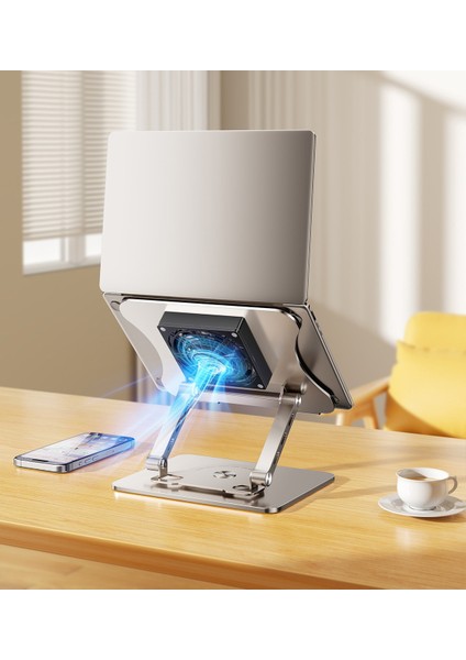 Data Star 360° Dönebilen Fanlı Laptop Standı | Ergonomik ve Serin Kullanım