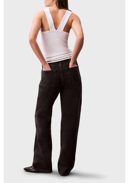 Pamuklu Slim Fit Kalın Askılı Logolu Top LV044C219GYAA Bayan Top LV044C219G Yaa modelleri