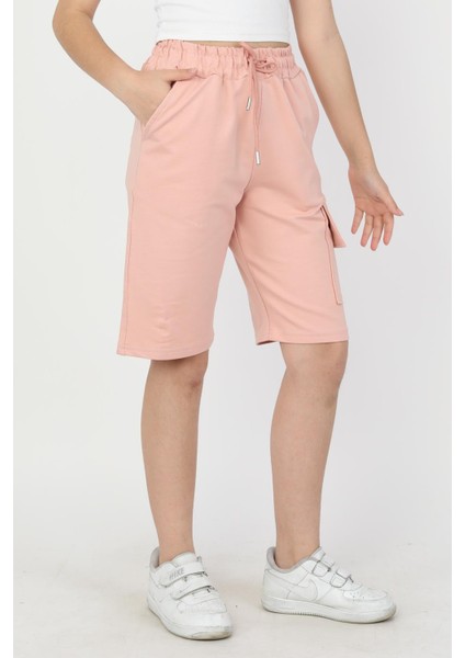 Kız Çocuk Cepli Yazlık Penye Spor Kapri fiyatları