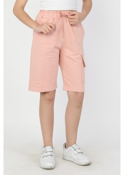 Kız Çocuk Cepli Yazlık Penye Spor Kapri indirimleri