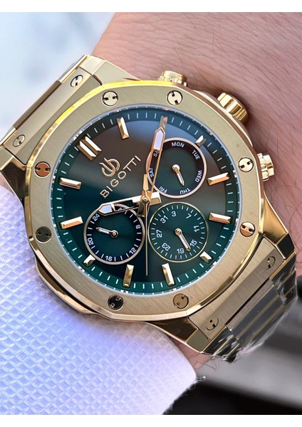 Özel Kutulu Nişan ve Damat Saati 2 Yıl Garantili Iç Fonksiyonları Aktif Erkek Kol Saati BX04