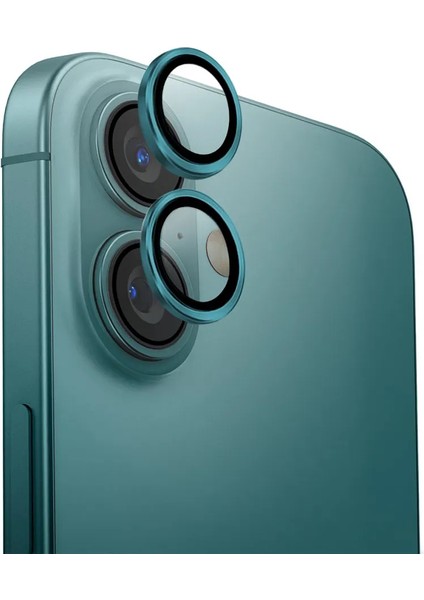 iPhone 16 Magsafe Şeffaf Kılıf + Esd Cam Ekran Koruyucu + Kamera Lens Koruyucu (Deniz Mavisi) modelleri