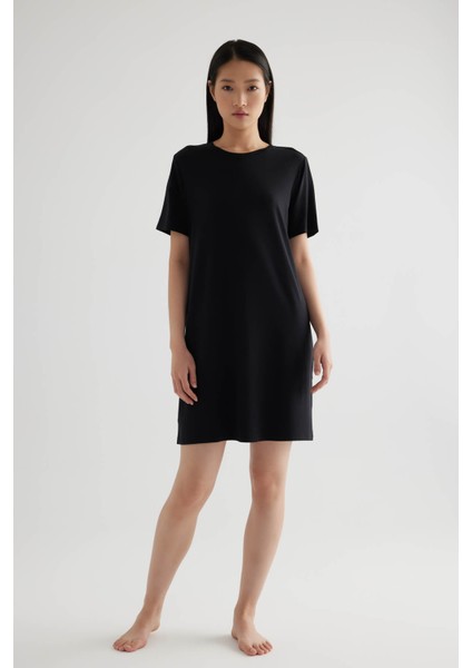 Kadın Modal Kısa Kollu Elbise