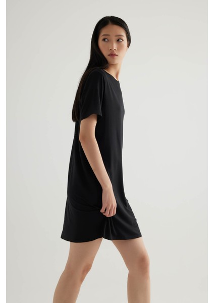 Kadın Modal Kısa Kollu Elbise modelleri