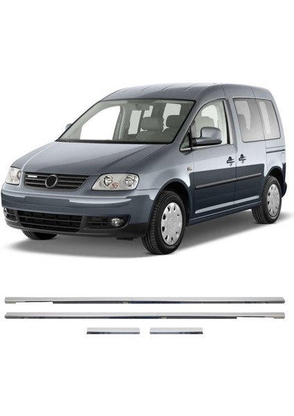 Volkswagen Caddy Uyumlu 2004 ve Üzeri Krom Cam Çıtası 4 Parça Paslanmaz Çelik fiyatları