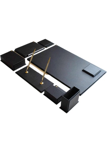 2850-111 Sorty Suni Deri Sümen Takımı Siyah