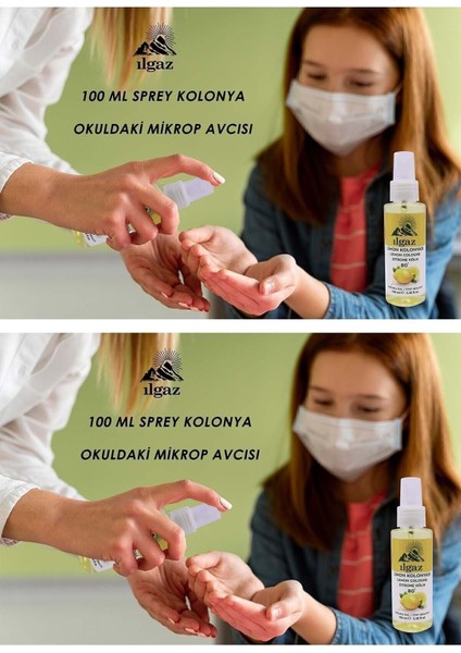 5’li Klasik Sprey Limon Kolonyası 80 Derece 100 ml | Ferahlatıcı & Hijyenik Kolonya Seti modelleri