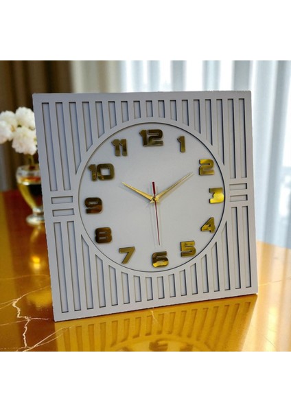 Ahşap Dekoratif Lüks Duvar Saati