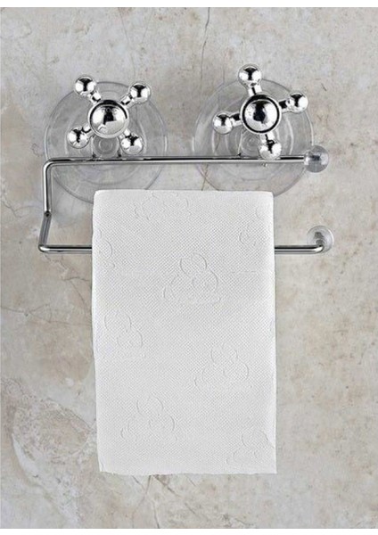 Vakumlu Tuvalet Kağıtlığı Paslanmaz Krom Tuvalet Kağıdı Askısı