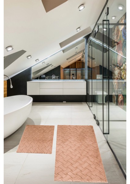 Desenli Tavşan Tüyü Yumuşak 2’li Banyo Paspası – Kaymaz Tabanlı Klozet Takımı Camel fiyatları