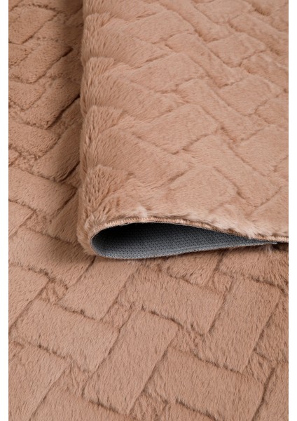 Desenli Tavşan Tüyü Yumuşak 2’li Banyo Paspası – Kaymaz Tabanlı Klozet Takımı Camel fırsatları