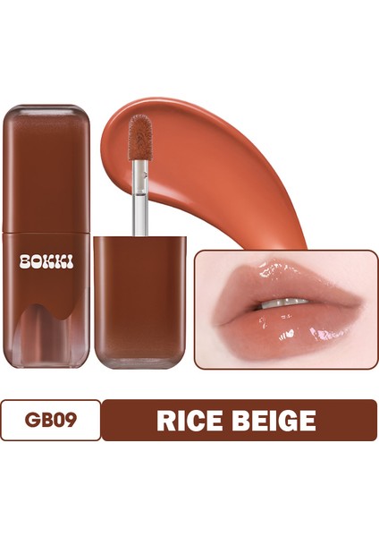 Işıltılı Nemlendirici Yarı Kalıcı Dudak Parlatıcısı Glow Bokki Tint GB09 Rice Beige 4.85 gr fiyatları