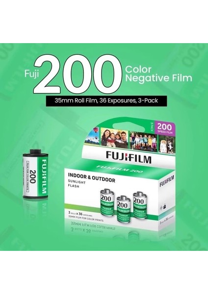 135 Fujifilm 200 Film Formatı Tip 35MM modelleri