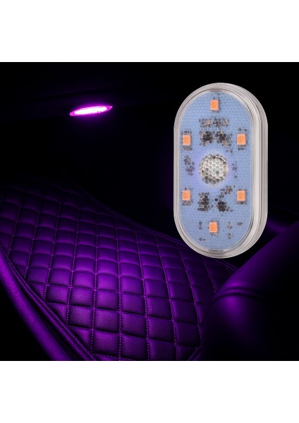 Manyetik LED Atmosfer Işığı – USB Şarjlı, Dokunmatik Anahtarlı, Araba Için Tekli Paket | Modern Tasarım, Kolay Kurulum, Şık Ambiyans Bagaj Torpido Aydınlatma HSN13