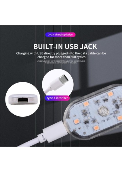 Manyetik LED Atmosfer Işığı – USB Şarjlı, Dokunmatik Anahtarlı, Araba Için Tekli Paket | Modern Tasarım, Kolay Kurulum, Şık Ambiyans Bagaj Torpido Aydınlatma HSN13