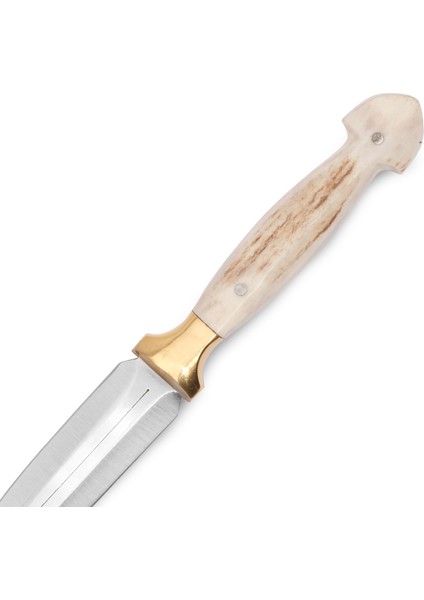 Çerkez Model 20 cm - Geyik Boynuzu Sap