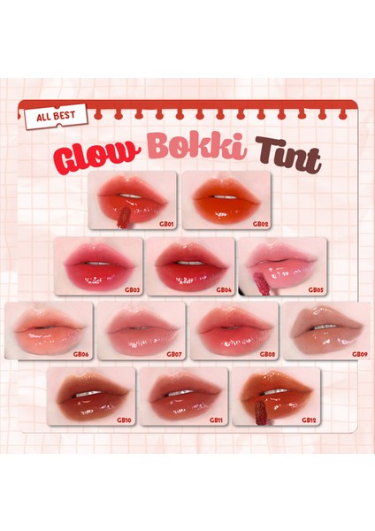 Işıltılı Nemlendirici Yarı Kalıcı Dudak Parlatıcısı Glow Bokki Tint GB11 Mauve Brick 4.85 gr modelleri