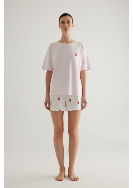 Kadın Pamuklu Şort Pijama Altı modelleri