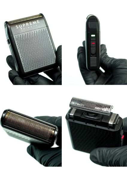 Siyah Solo Tek Folyo Shaver Tıraş Makinesi 7800 Rpm Motor Usb-C Şarjlı