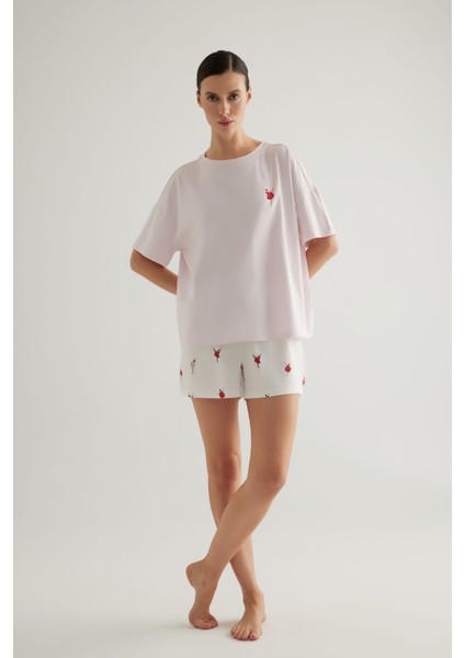 Kadın Pamuklu Şort Pijama Altı fiyatları