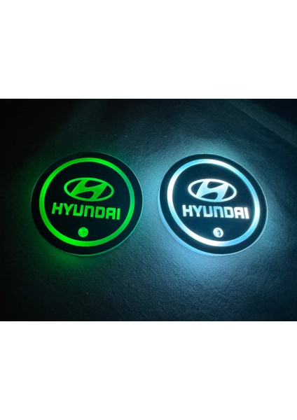LED Bardak Altlığı Hyundai Ile Uyumlu Accent I20 I30 Tuscon fırsatları
