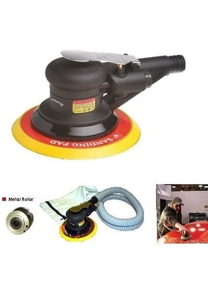 FS-815 Orbital Havalı Zımpara Makinası 150 mm