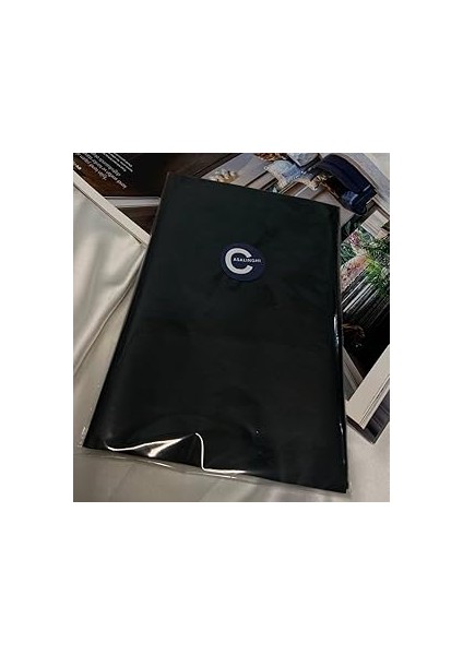 Casalinghi Siyah Pelür Kağıdı Black Tissue Paper Carta Velina 50X70 cm (Siyah) 5 Adet