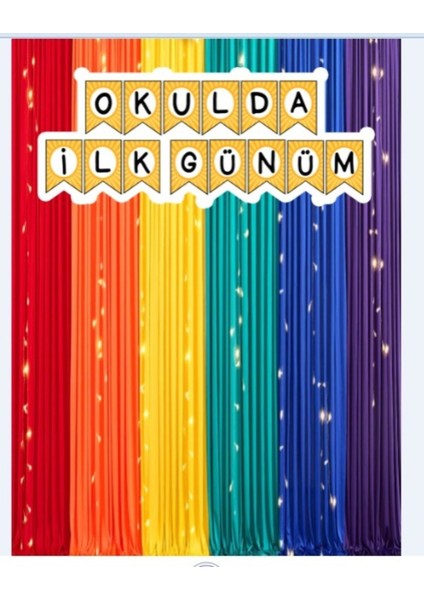 Okulumda Ilk Günüm,okul Etkınlık,okul Kumaş Pano,tatil