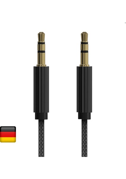 A-6 3.5mm Jack 1mt, Kumaş Kaplama, Aux Ses Kablosu fiyatları