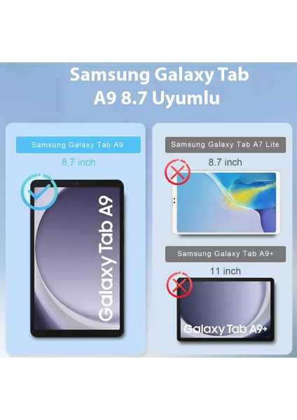 Yesnıce Samsung Galaxy Tab A9 8.7 Inç X110 Uyumlu Nano Esnek Ekran Koruyucu fiyatları