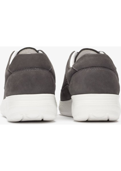Hakiki Deri-Triko Erkek Günlük Yürüyüş Ayakkabısı - 2401 Nt-Gri KK064 modelleri