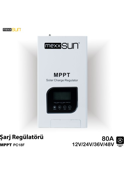 80 Amper Mppt Şarj Kontrol Cihazı Mppt Şarj Regülatörü