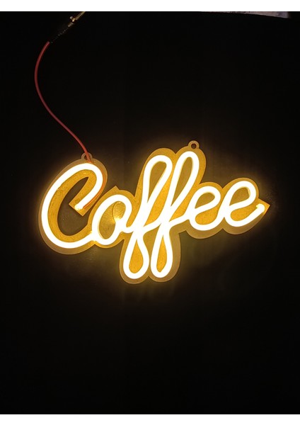 Coffee Neon Yazı - Neon Coffee Yazısı LED Neon