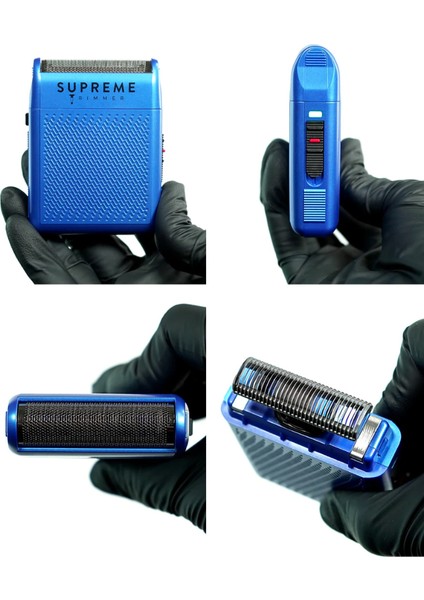 Mavi Solo Tek Folyo Shaver Tıraş Makinesi 7800 Rpm Kablosuz Kullanım