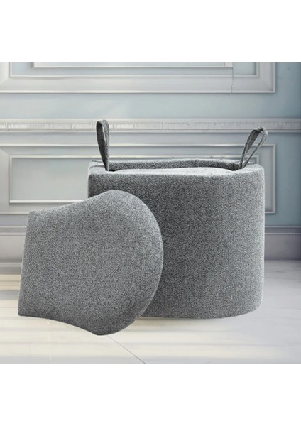 Linos Bohem Matruşka Puf/bench Seti, Gri