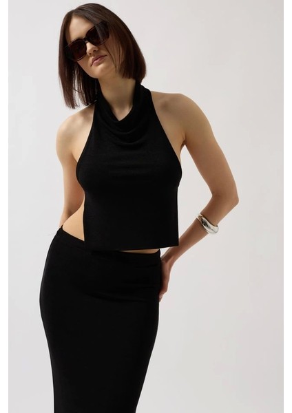 Parlak Kumaş Maxi Etek fırsatları