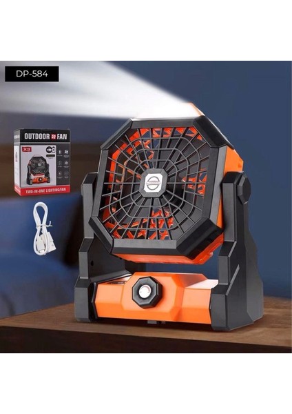 Mini Kare LED Fan, Renkli ve Taşınabilir, Serinlik ve Şıklık Bir Arada