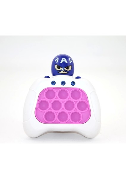 Işıklı Müzikli Pop-It Captain America Tasarımlı