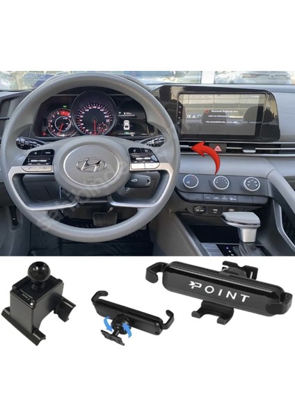 Hyundai Elantra Araca Özel Cep Telefonu Tutacağı Robotik Oynar Başlıklı 2021-2024 ONTA24 fiyatları