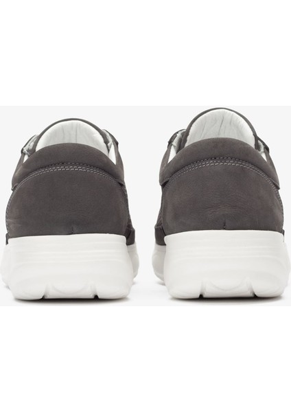 Deri-Triko Erkek Günlük Yürüyüş Ayakkabısı - 1915 Nt-Gri KK064 modelleri