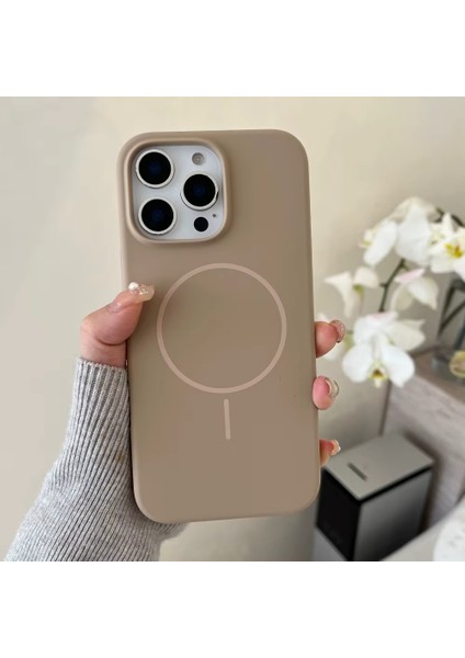 Apple Iphone Uyumlu Magsafe Lansman Kir Tutmaz Silinebilir Içi Kadife Telefon Kılıfı Kablosuz Şarj Özellikli 16 Pro Max / 16 Pro / 16 / 15 Pro Max / 15 Pro / 15 / 14 Pro Max / 14 Pro / 14 / 13 / 11