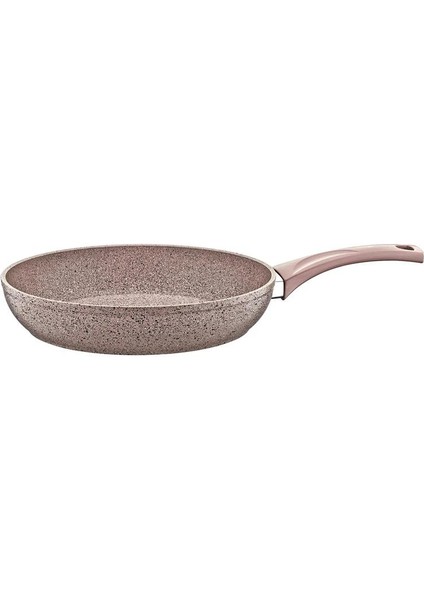 3210 - Tek Parça - Bio Granit, 26X5,5 cm - 2,4 Litre Tava, Sütlü Kahve Gövde, Sütlü Kahve Detay
