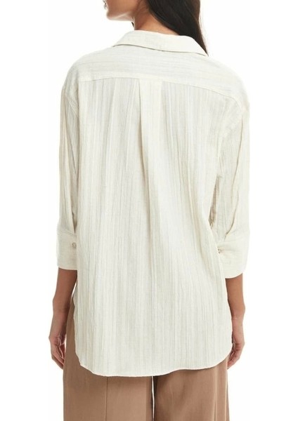 Fakir Kol Düğmeli Gömlek Naturel modelleri