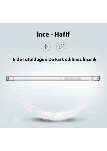 Yesnıce Samsung Galaxy Tab A9 8.7'' Inç X110 Uyumlu Şeffaf Tablet Kılıfı fiyatları