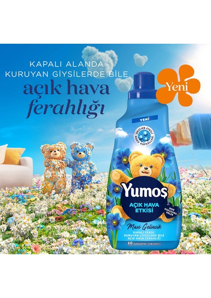 Açık Hava Etkisi Mavi Gelincik Konsantre Yumuşatıcı 1440 ml modelleri