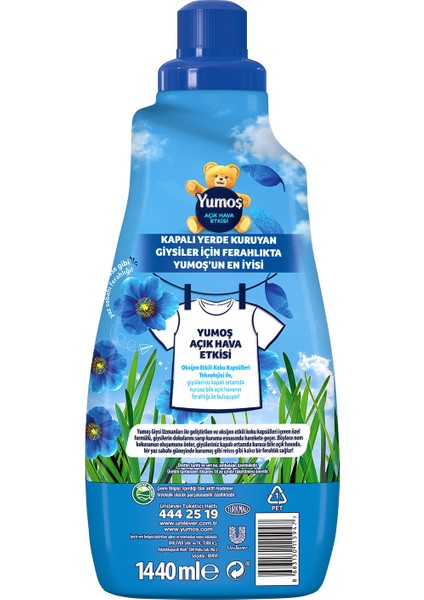 Açık Hava Etkisi Mavi Gelincik Konsantre Yumuşatıcı 1440 ml