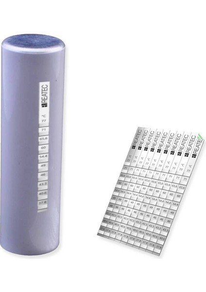 Sıcaklık Ölçüm Etiketi – Termal Renk Değişimli – 138 ˚C - 188 ˚C – Endüstriyel Isı Göstergesi – 10’lu / 100’LÜ Seçenekli fiyatları