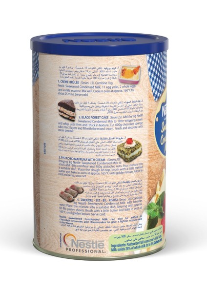 Sweetened Condensed Milk 1 kg fiyatları