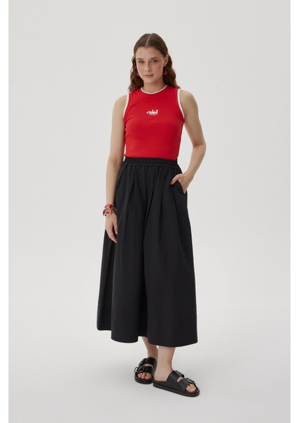 Fleur Beli Lastikli Etek