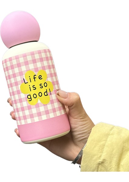 350ML316 Paslanmaz Çelik Yalıtımlı Kupa Sevimli Açık Su Kupa (Yurt Dışından)